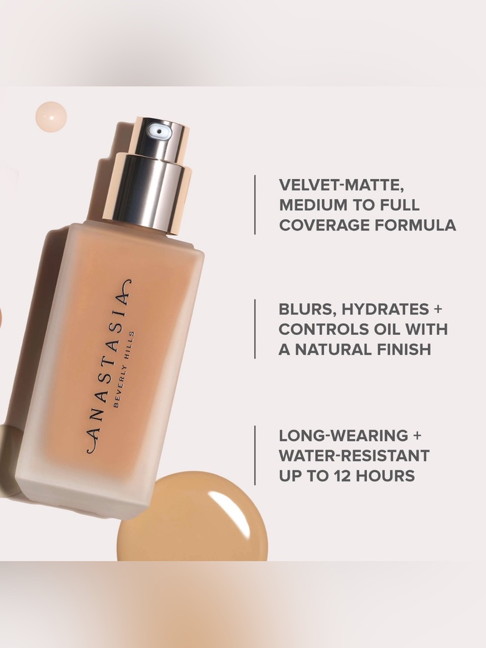 Anastasia Impeccable Blurring Second-Skin Matte Foundation (NWOB)